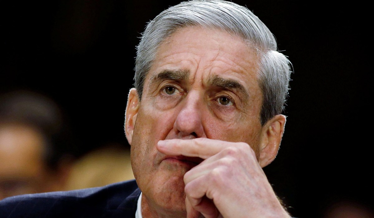 FILE PHOTO: Robert Mueller listens at the U.S. Senate Judiciary Committee at an oversight hearing about the FBI on Capitol Hill in Washington