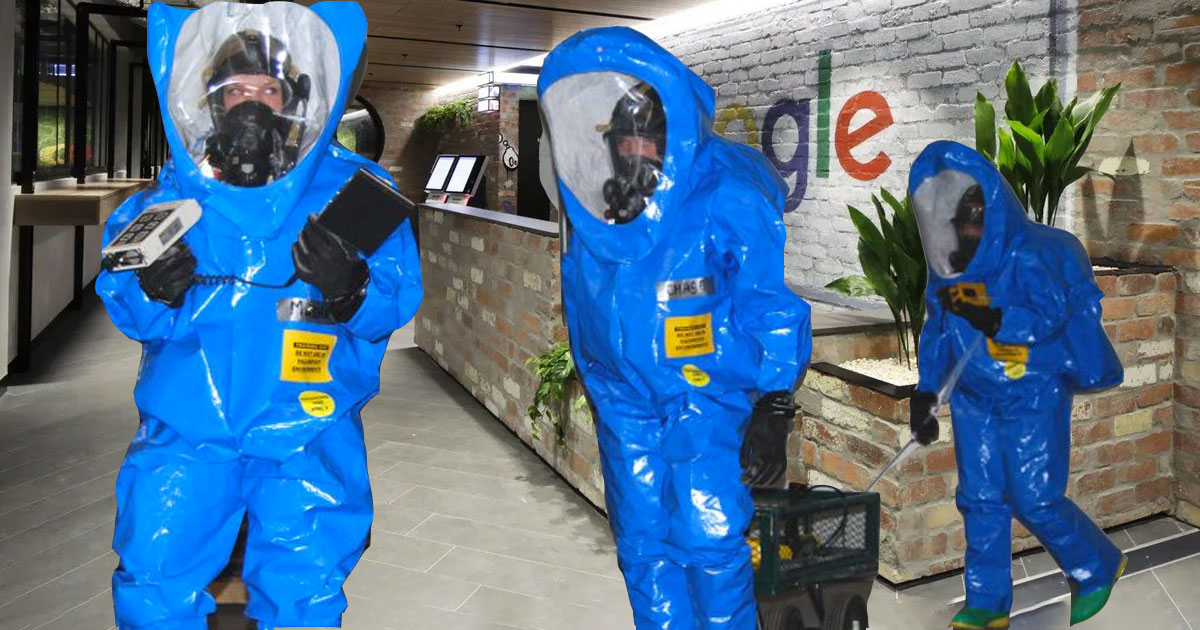 BREAKING: Google office quarantined after someone was wished a ‘Merry Christmas’