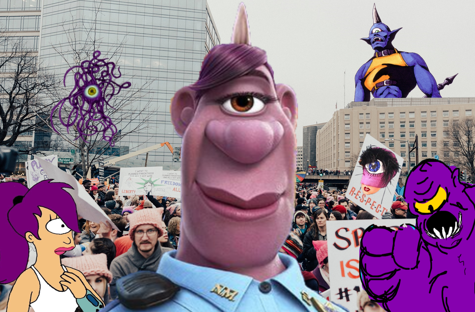 Purple Cyclops