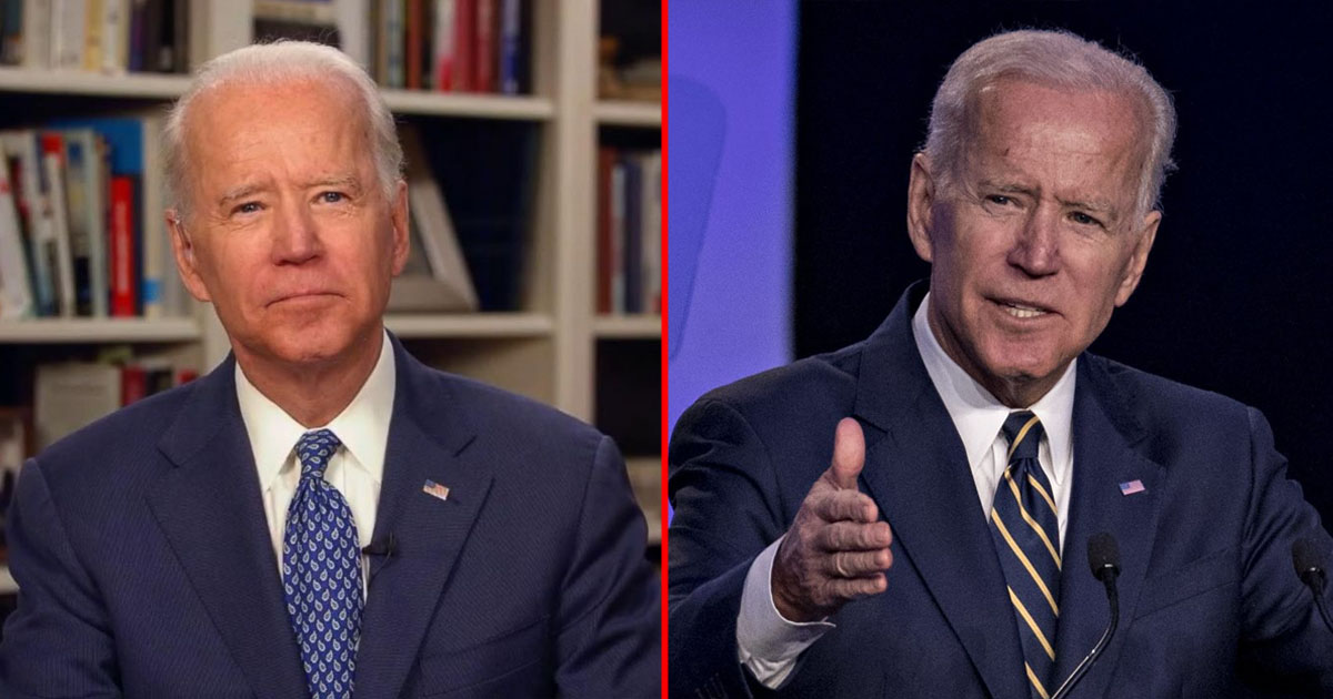 In confusing speech, Joe Biden taps Joe Biden as his running mate ...