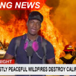 CNN: Fiery but mostly peaceful wildfires destroy California