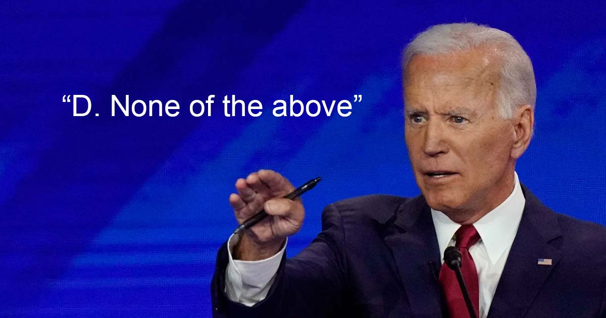 Biden Agrees To Presidential Debates As Long As He's Only Asked ...