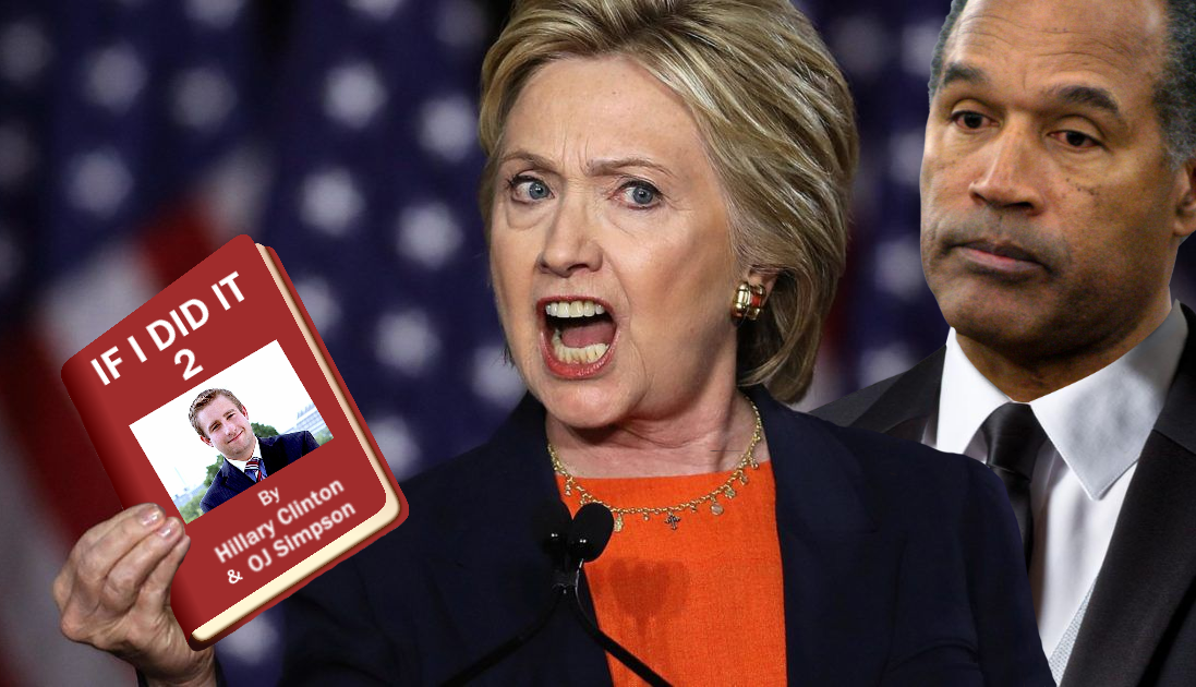 OJ Simpson teams with Hillary Clinton to write 'If I Did It 2