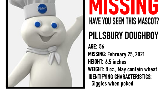 Pillsbury Doughboy Reported Missing