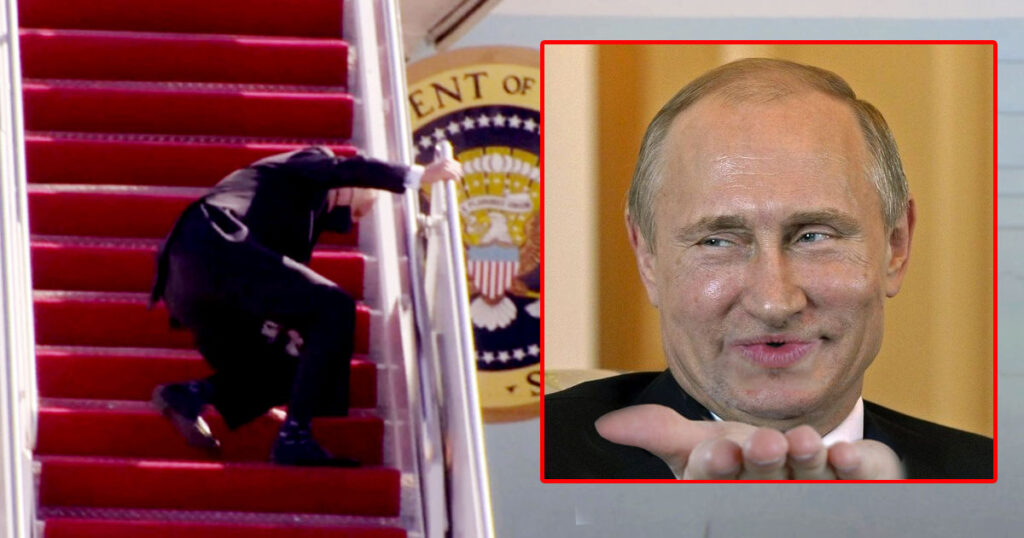 Putin blows Biden kiss