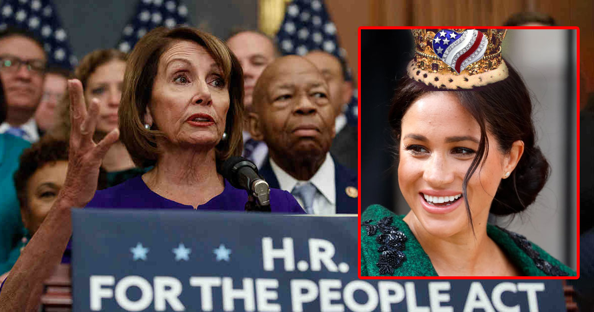 New HR1 bill simplifies all future voting by making Meghan Markle Queen