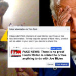 Fact-checkers censoring crazy conspiracy theory that Hunter Biden is related to Joe Biden