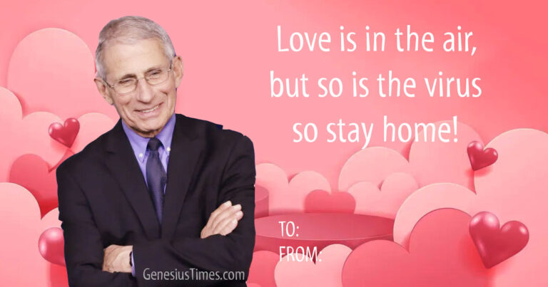 Anthony Fauci Releases Line Of Valentines Genesius Times