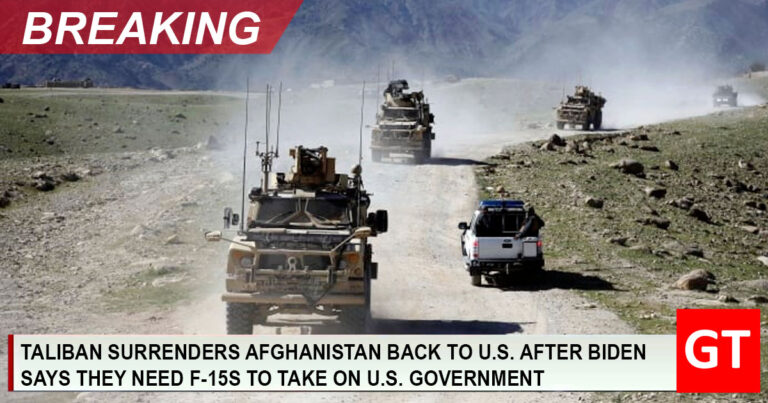 Taliban surrenders Afghanistan to U.S. after Biden says they need F-15s ...