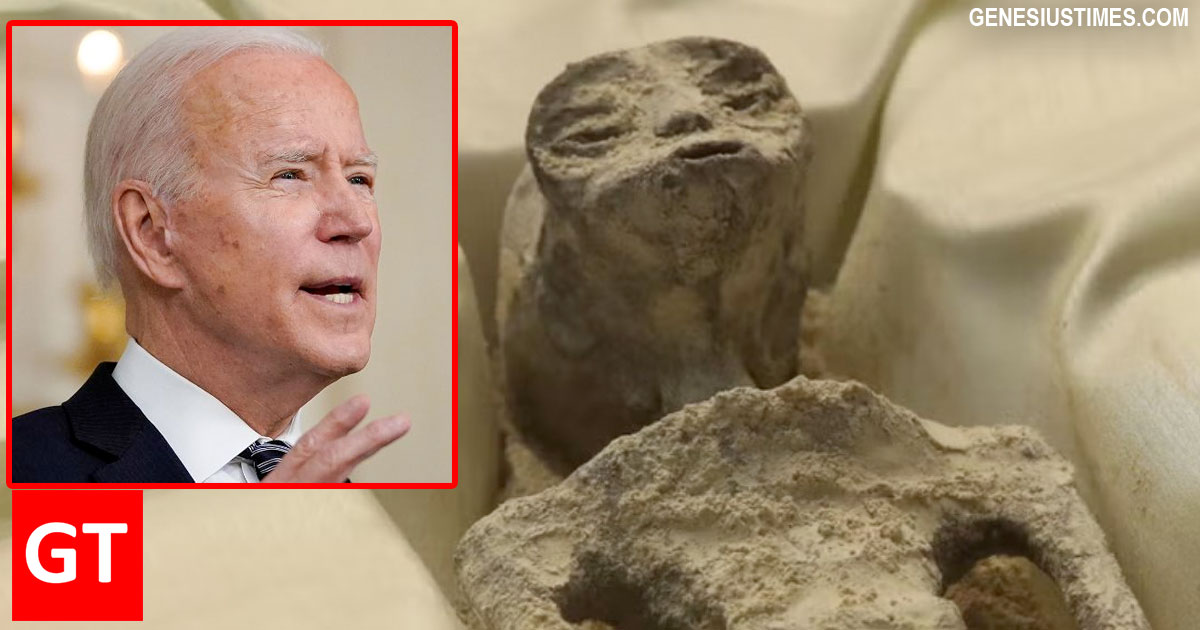Biden offers ancient mummified dead aliens in Mexico free health care ...