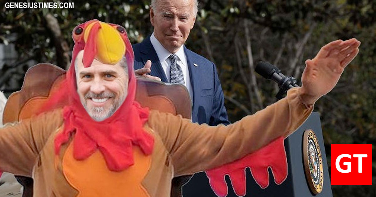 Biden Pardons What Looks Suspiciously Like Hunter Biden In A Turkey ...