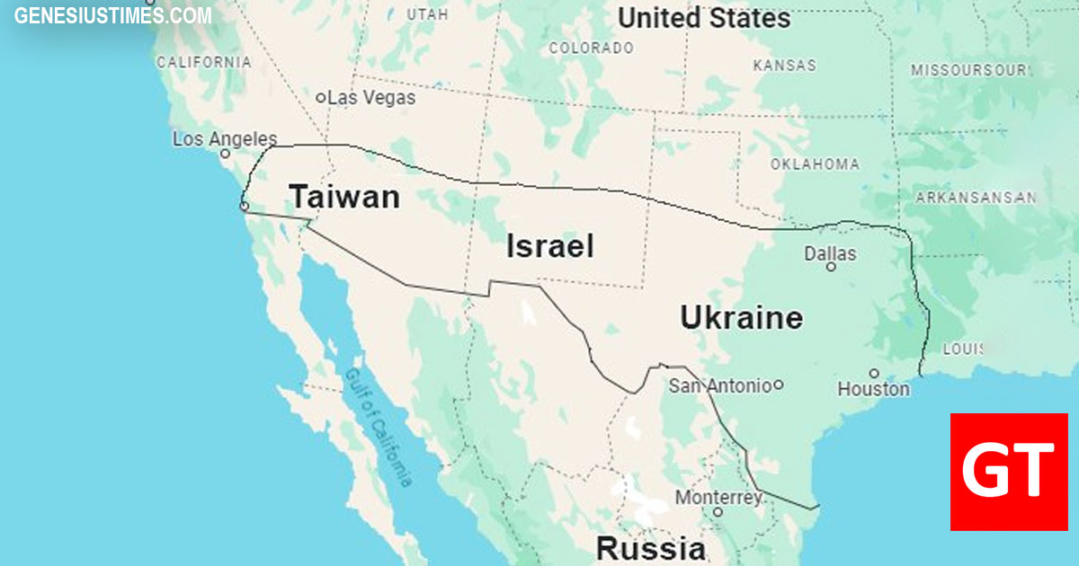 BREAKING: US border states change name to Taiwan, Ukraine, and Israel ...