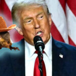 Ghost of Peanut the Squirrel Makes Spirited Appearance at Trump Acceptance Speech