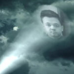 BREAKING: Kyle Rittenhouse searchlight is seen above Los Angeles amid riots