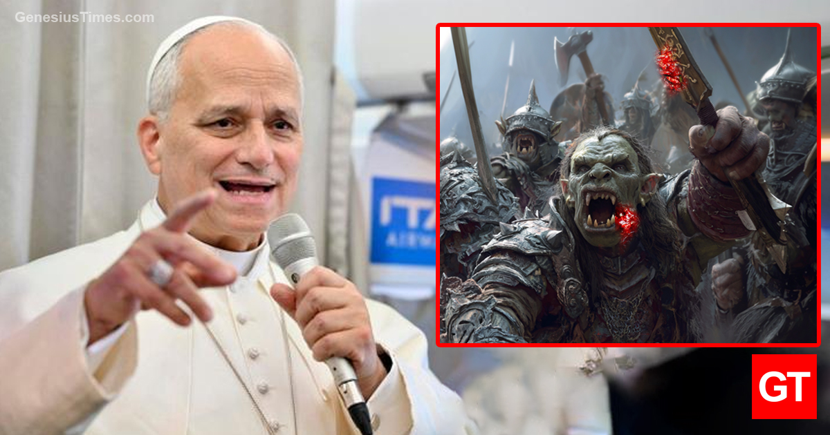 Pope Leo says Orcs and Hobbits can be ‘friends’ and ‘murderous Orcs are just misunderstood’