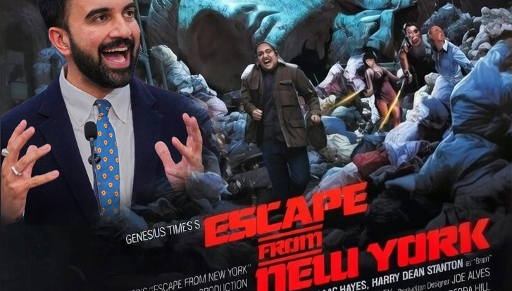 Escape from New York: 2026: New York is a communist utopia sealed off by mountains of garbage