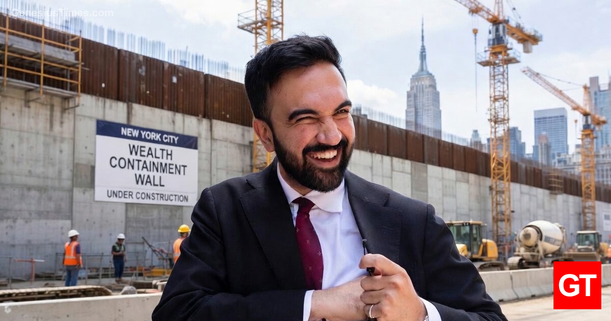 Mamdani Builds $12 Billion ‘Wealth Containment Wall’ Around NYC to Stop Taxpayers From Leaving