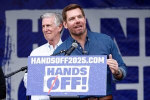 washington-dc-rep-eric-swalwell-speaks-during-the-hands-off-day-of-action-against-the-trump