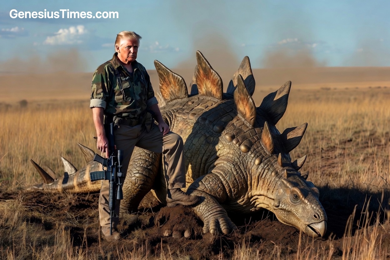 Exclusive: Trump Bagged Endangered Stegosaurus on Private African Safari, Circa 2003
